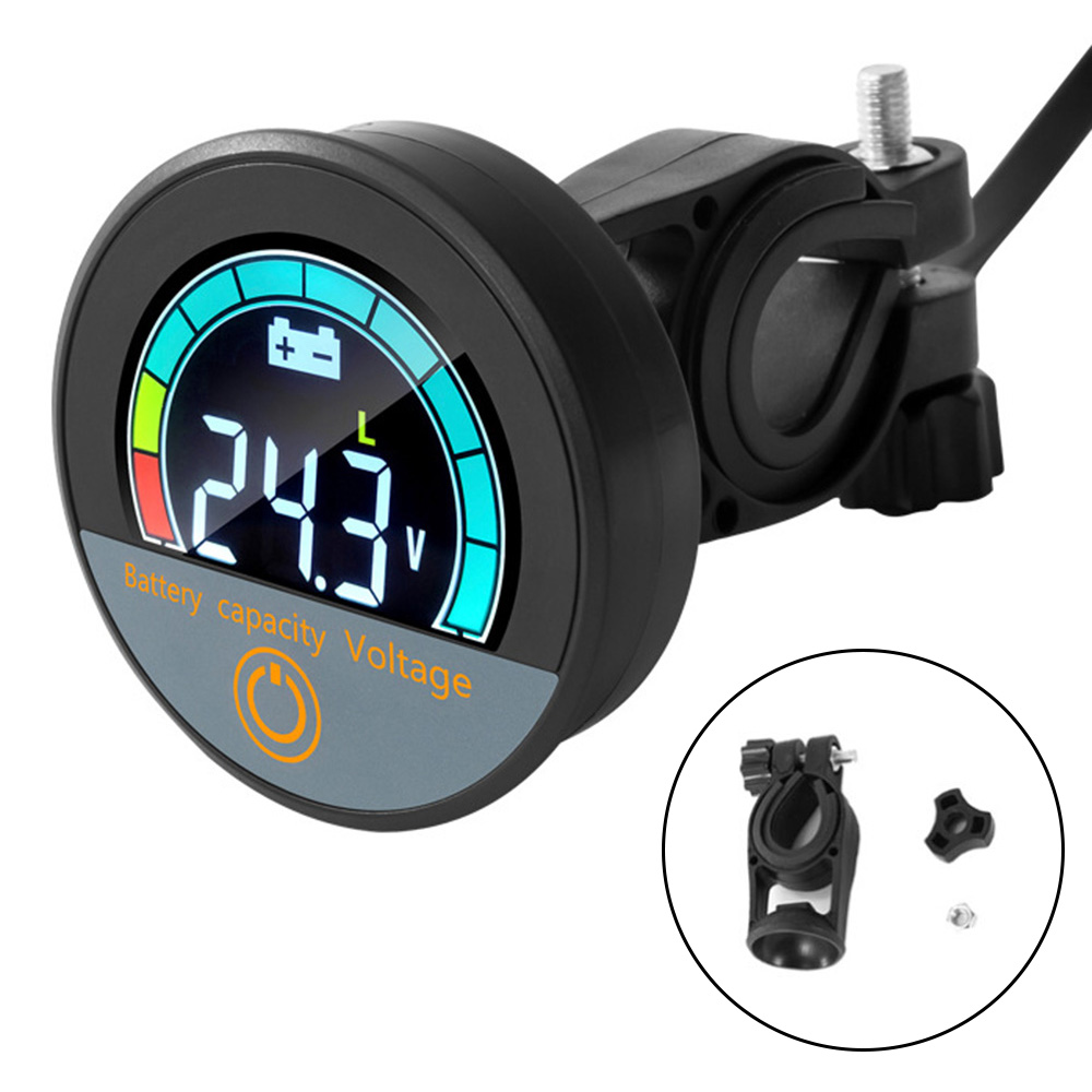 Battery Monitor Coulometer - 5918 DC8-100V Digital Circular Voltmeter Waterproof