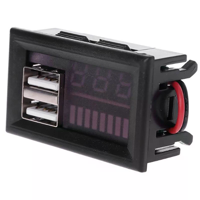 Battery Monitor Coulometer - 12V Battery Voltage And Power Display