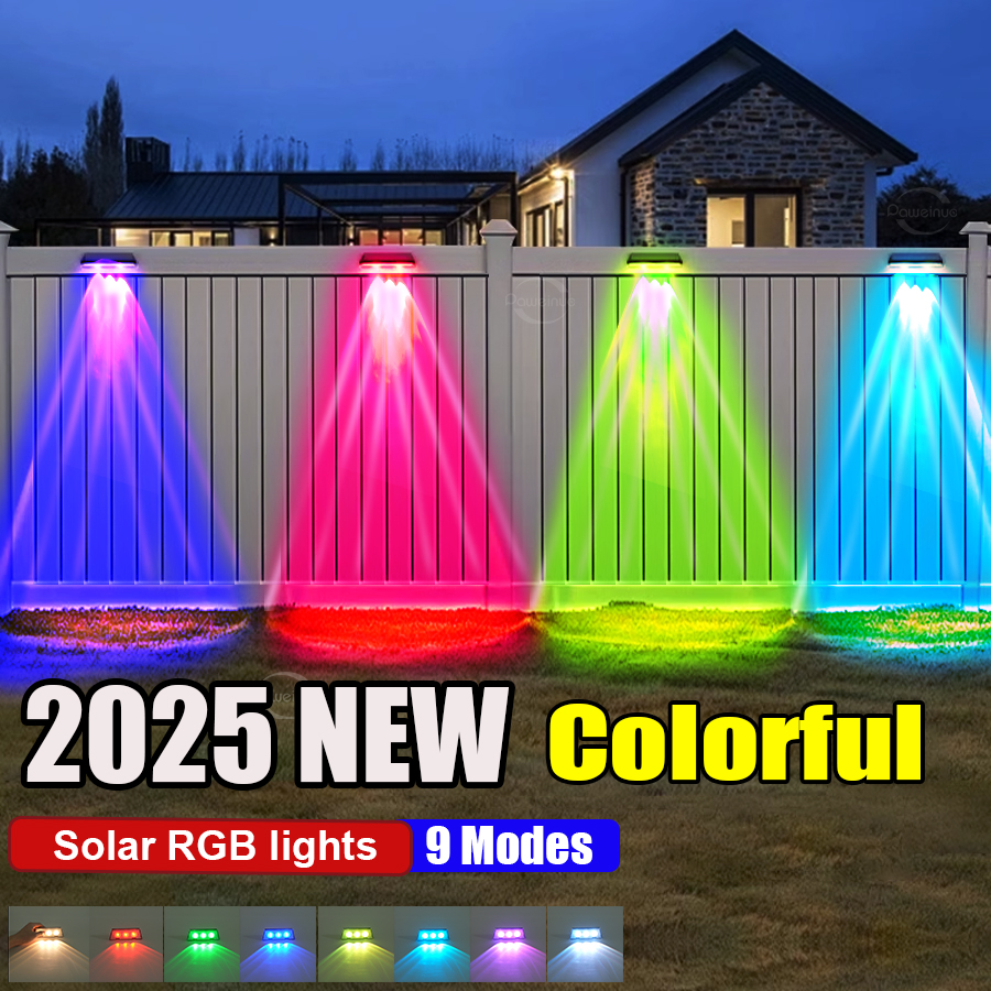 Waterproof Junction Box Solar - Super Bright Solar Lights RGB and