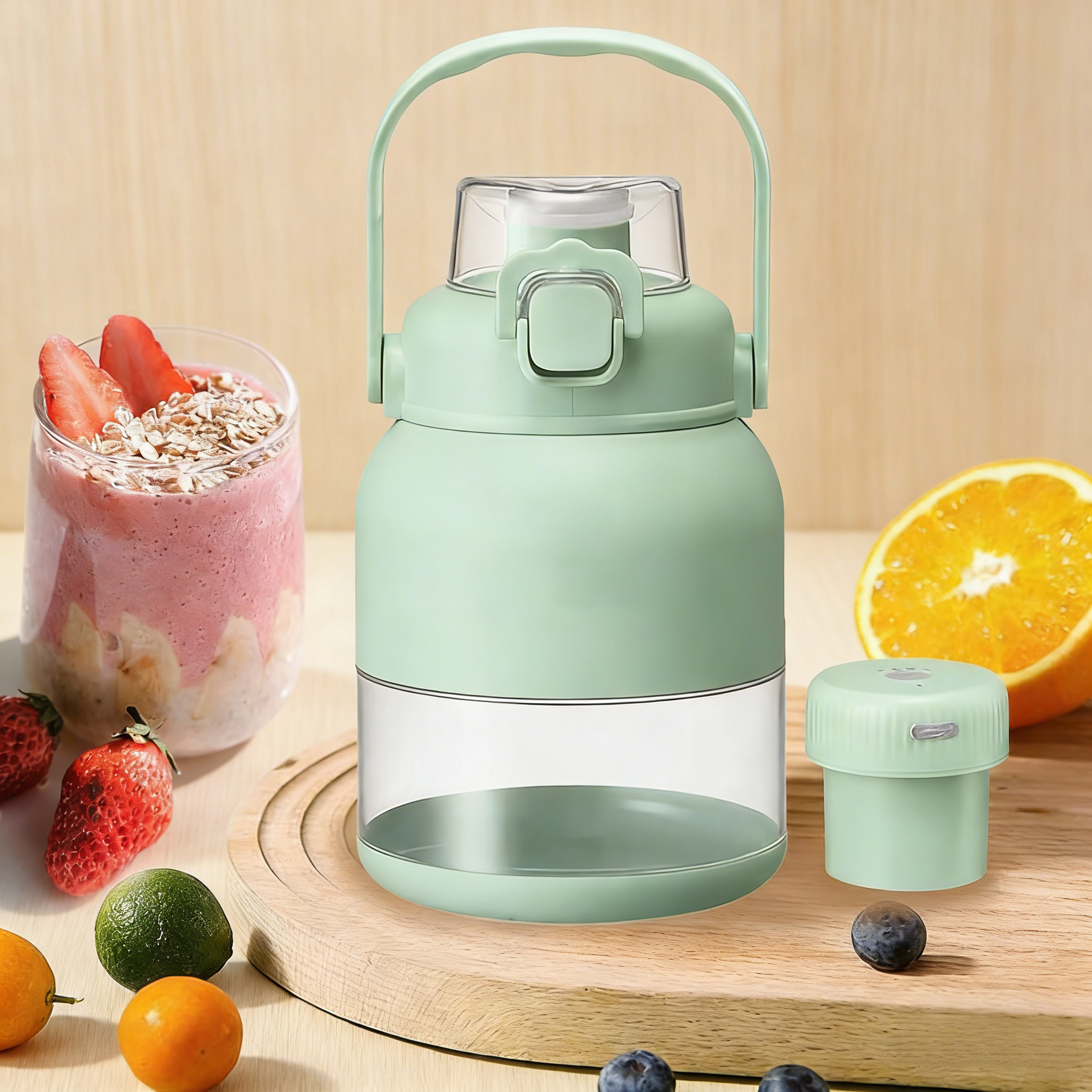 Renewable Energy Game - BPA-Free Blast Portable Cordless Blender 33oz