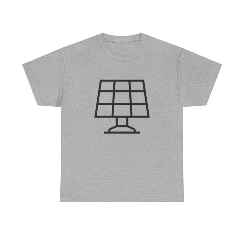 Renewable Energy Graphics - Simple Solar Panel Graphic T Shirt