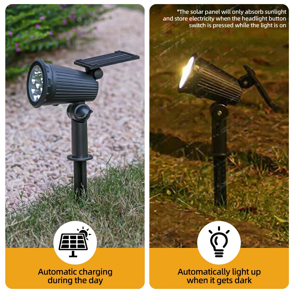 1/2PCS Solar Powered 9LED Lamp - Waterproof Junction Box Solar 评论和价格