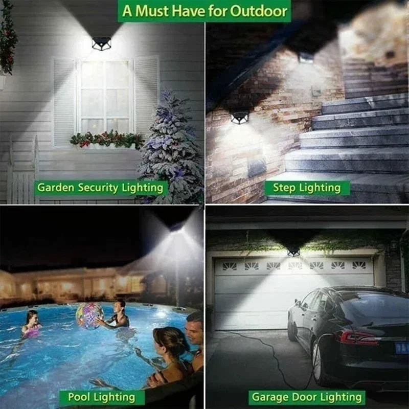 1/2/4PCS Motion Sensor Solar L - Waterproof Junction Box Solar 评论和价格