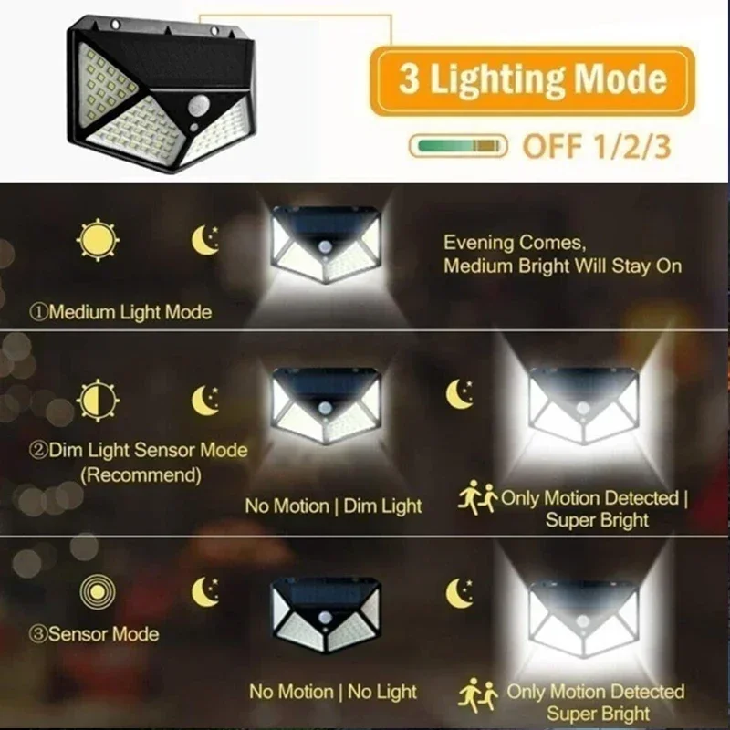 1/2/4PCS Motion Sensor Solar L - Waterproof Junction Box Solar 评论和价格