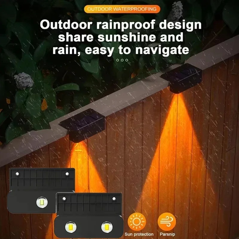 1/2/4PCS LED Solar Step Light  - Waterproof Junction Box Solar 评论和价格