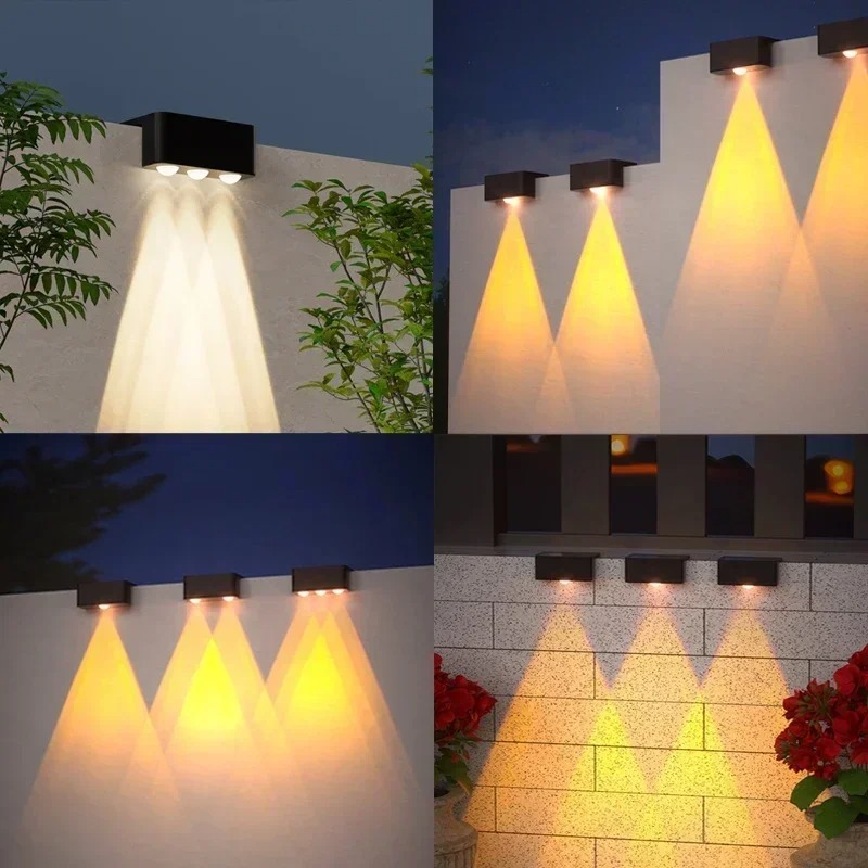 1/2/4PCS LED Solar Step Light  - Waterproof Junction Box Solar 评论和价格