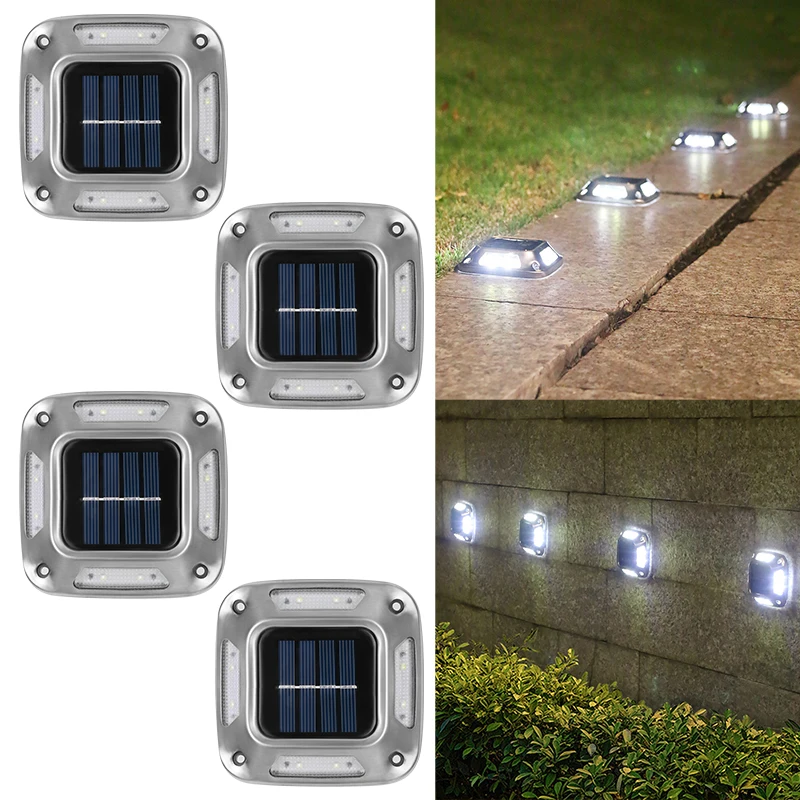 8LED Solar Driveway Light Outd - Waterproof Junction Box Solar 评论和价格