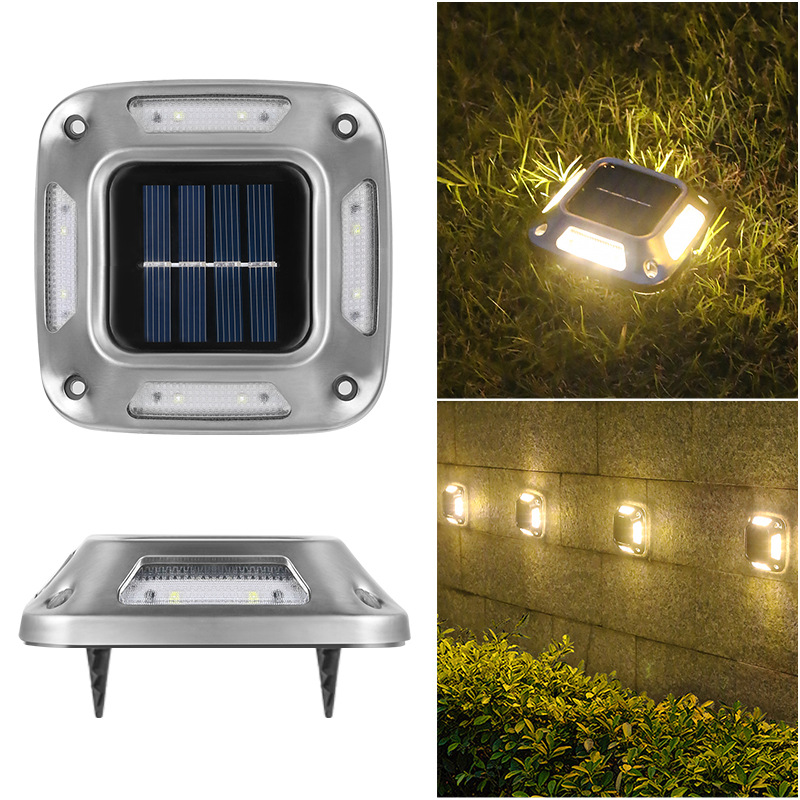 8LED Solar Driveway Light Outd - Waterproof Junction Box Solar 评论和价格