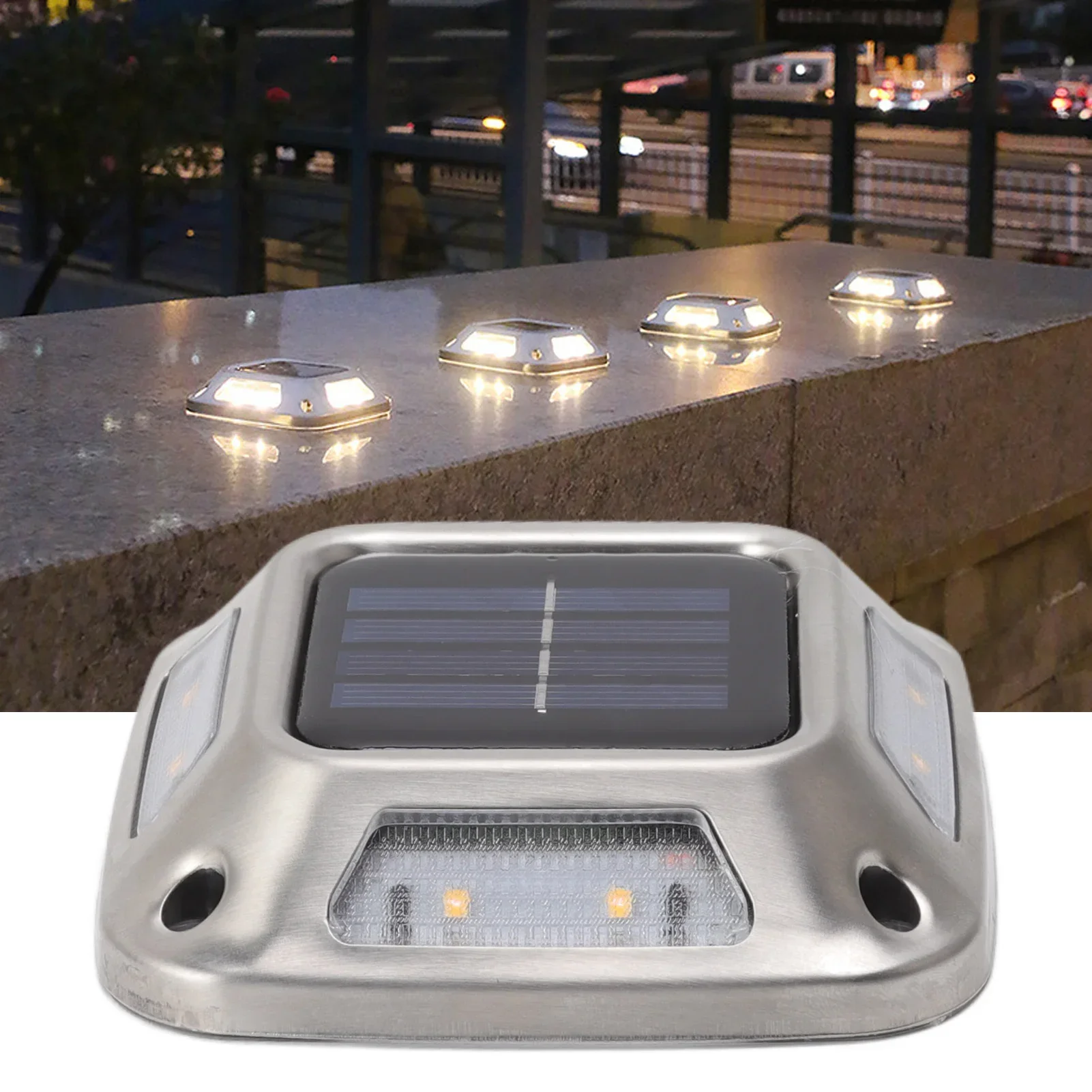 8LED Solar Driveway Light Outd - Waterproof Junction Box Solar 评论和价格
