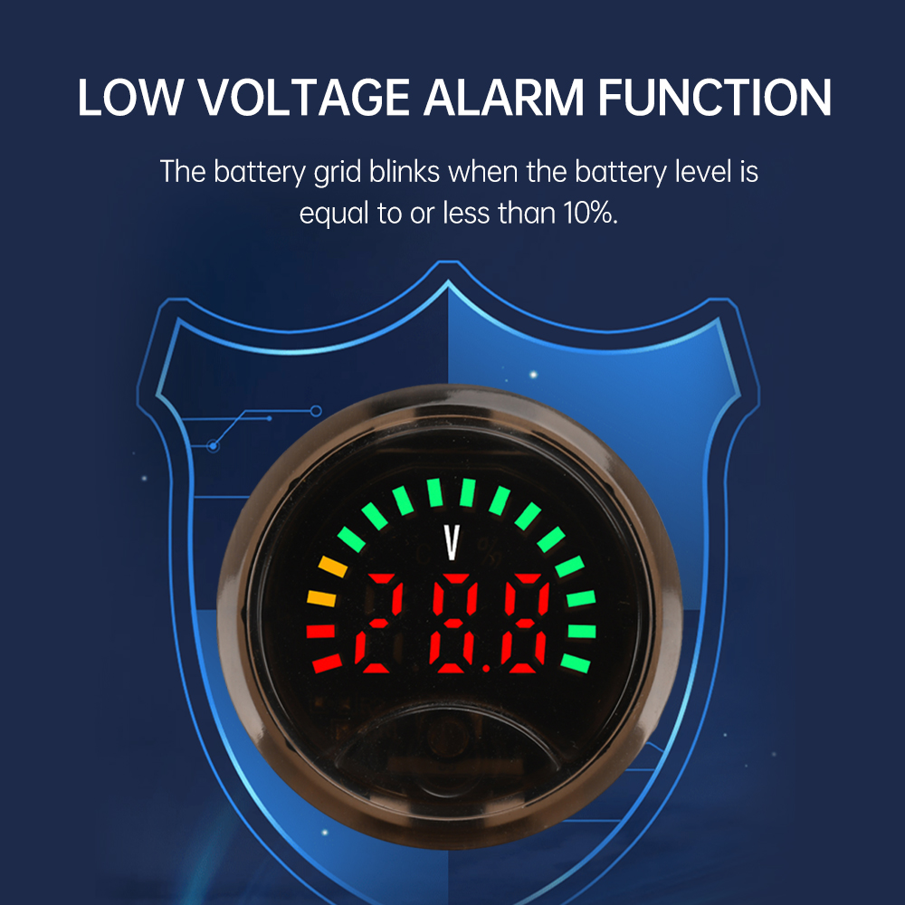 DC7-100V Mini Digital Voltmete - Battery Monitor Coulometer 评论和价格