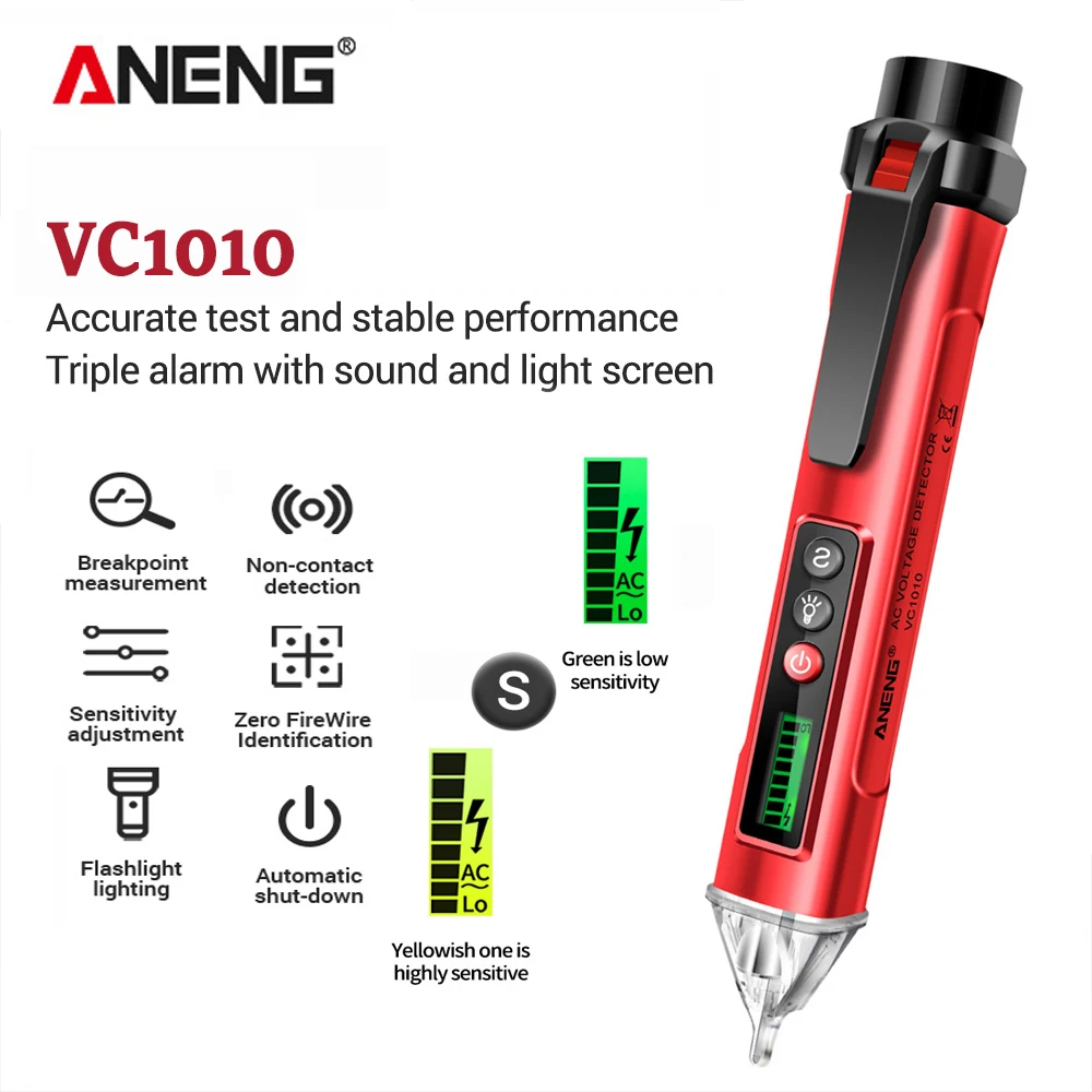 ANENG VC1010 Digital Non-Conta - Battery Monitor Coulometer 评论和价格