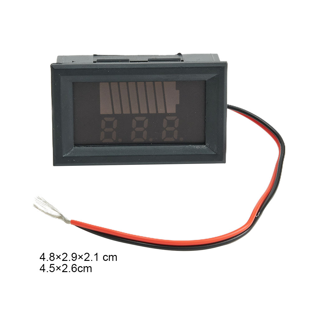 1 Pc Voltmeter 12-72V Car Mari - Battery Monitor Coulometer 评论和价格