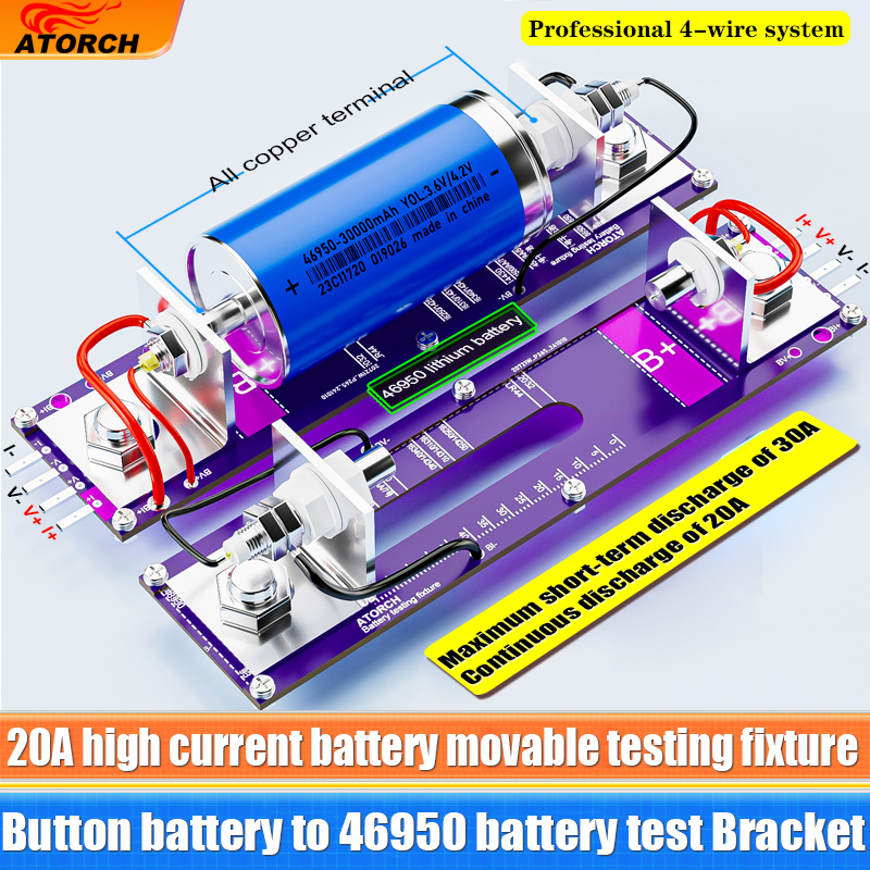 ATORCH 20A 4-wrie Battery Test - Battery Monitor Coulometer 评论和价格