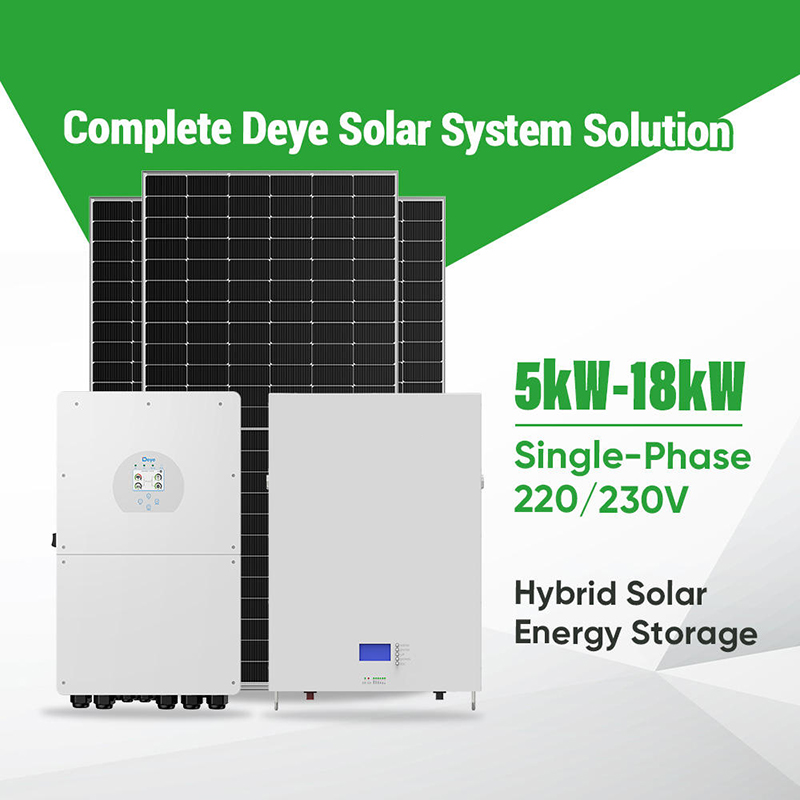 Deye 5KW 10KW 15KW 18KW Hybrid - Off Grid Solar Kit 评论和价格