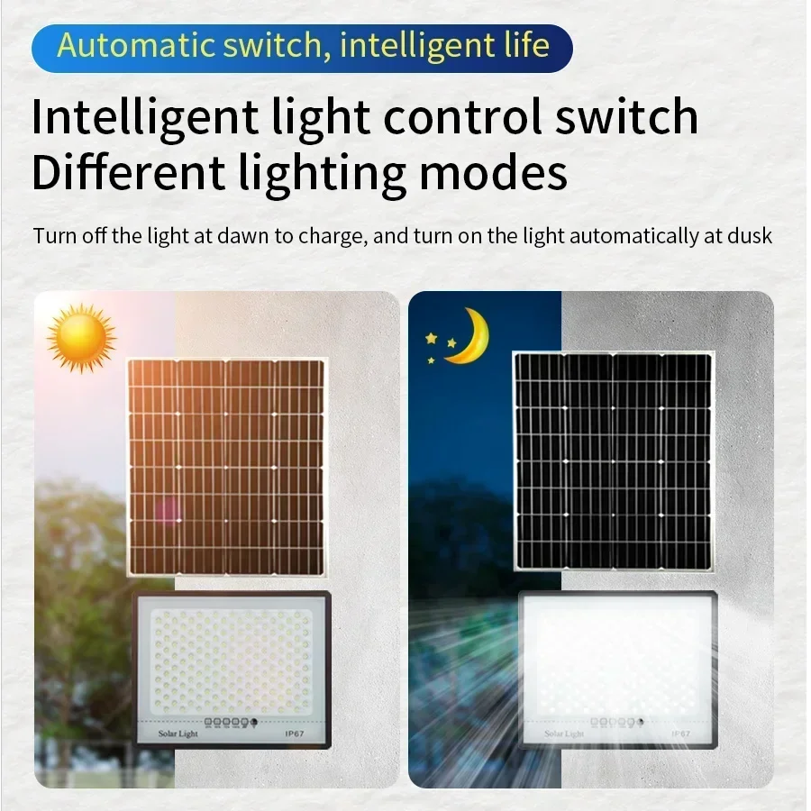 500W Solar Lights Outdoor Gard - Waterproof Junction Box Solar 评论和价格