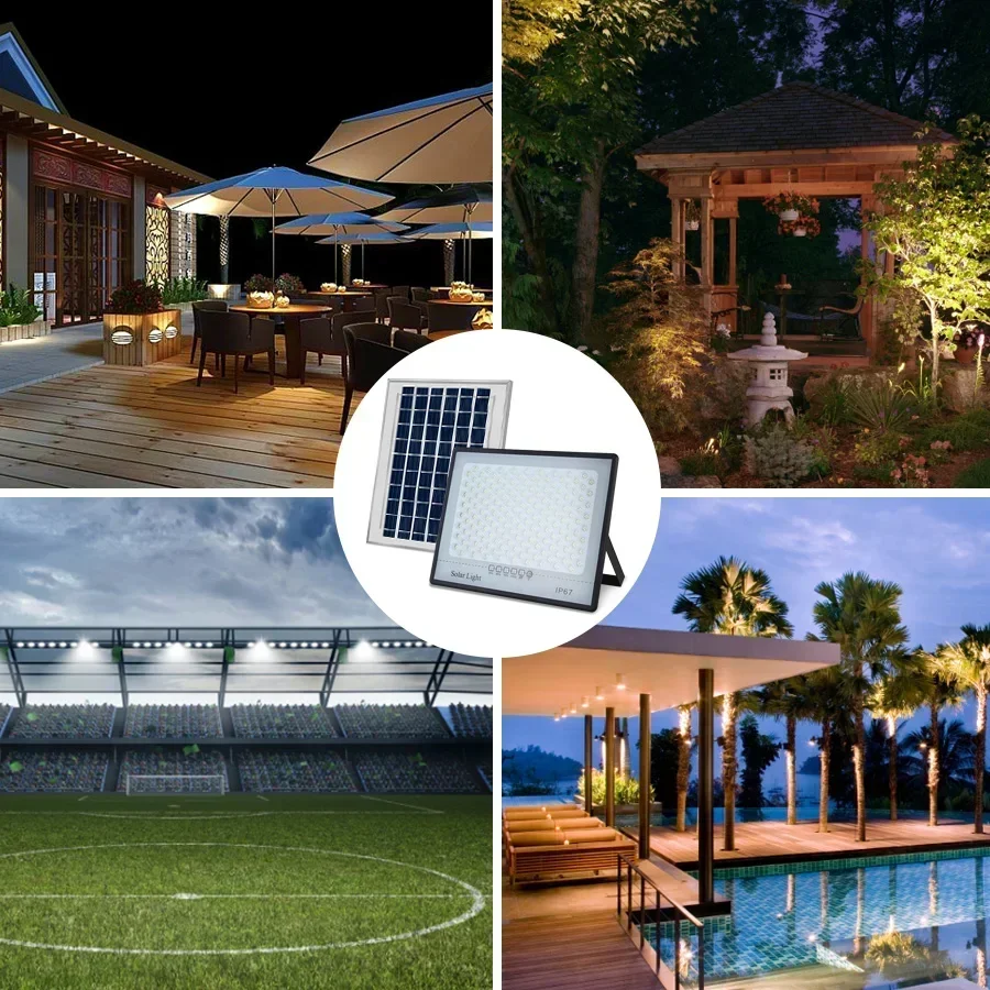 500W Solar Lights Outdoor Gard - Waterproof Junction Box Solar 评论和价格