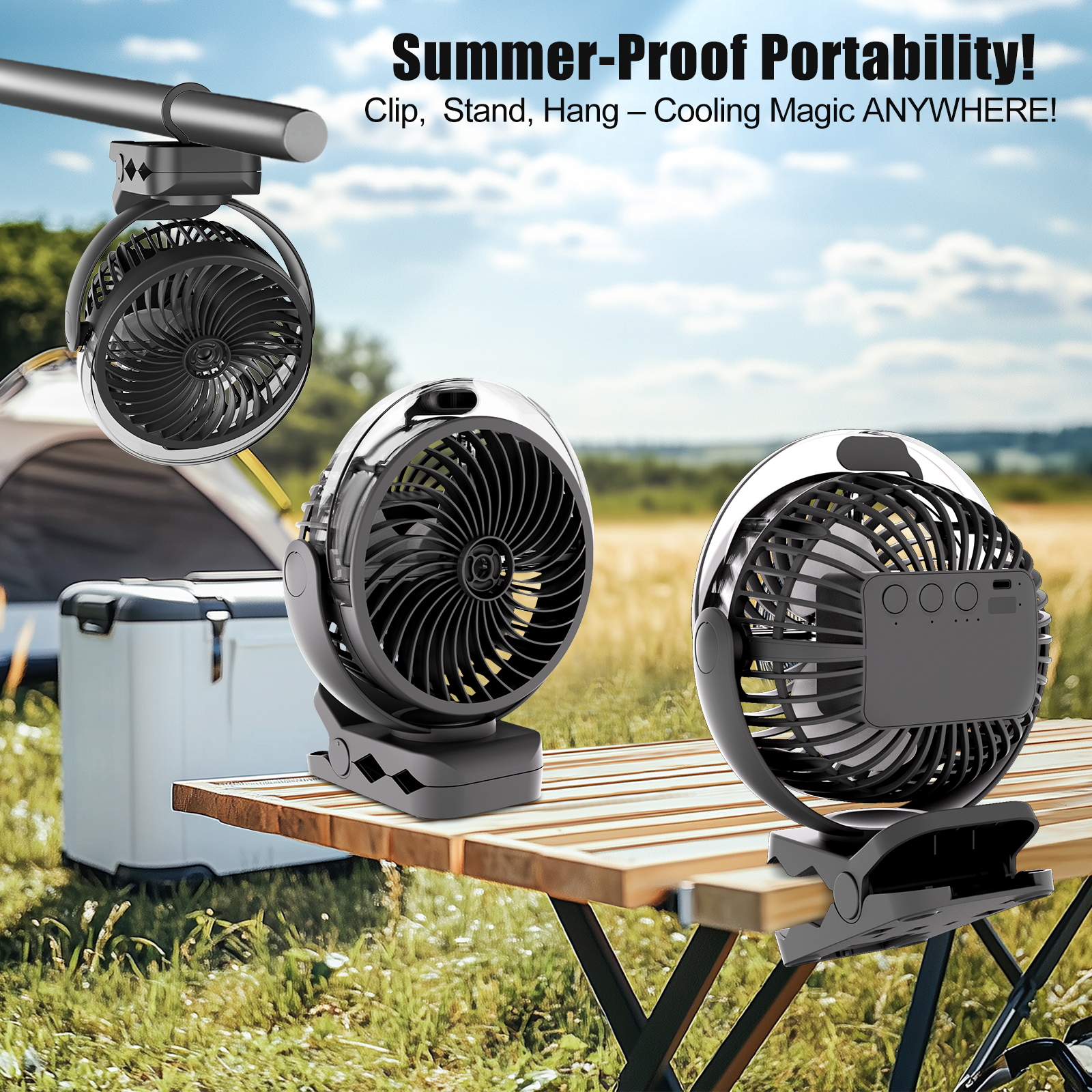 Portable Clip-on Mist Cooling  - Renewable Energy Game 评论和价格