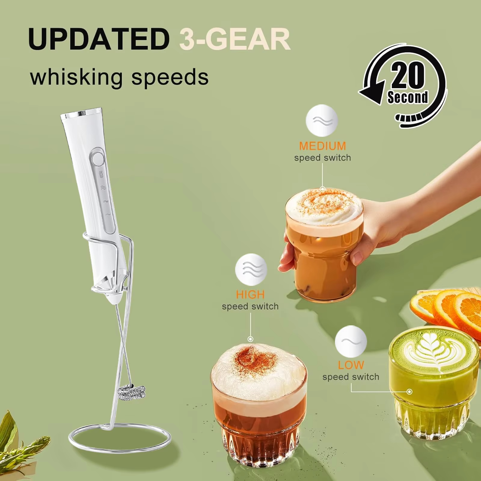 1 electric milk frother, dual  - Renewable Energy Game 评论和价格