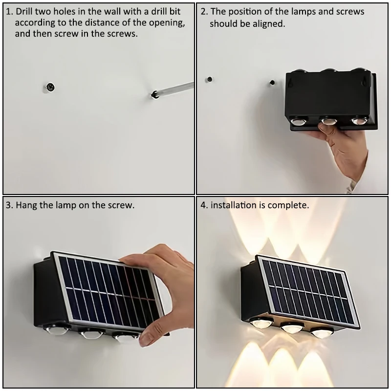 Waterproof IP65 LED Wall Lamp  - Waterproof Junction Box Solar 评论和价格